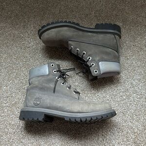 Timberland Unisex Kids Gray Boots
